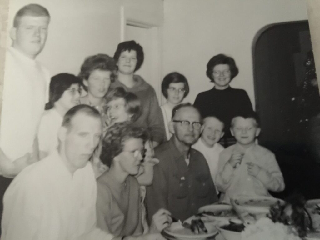 The Wakat Family black and white photo