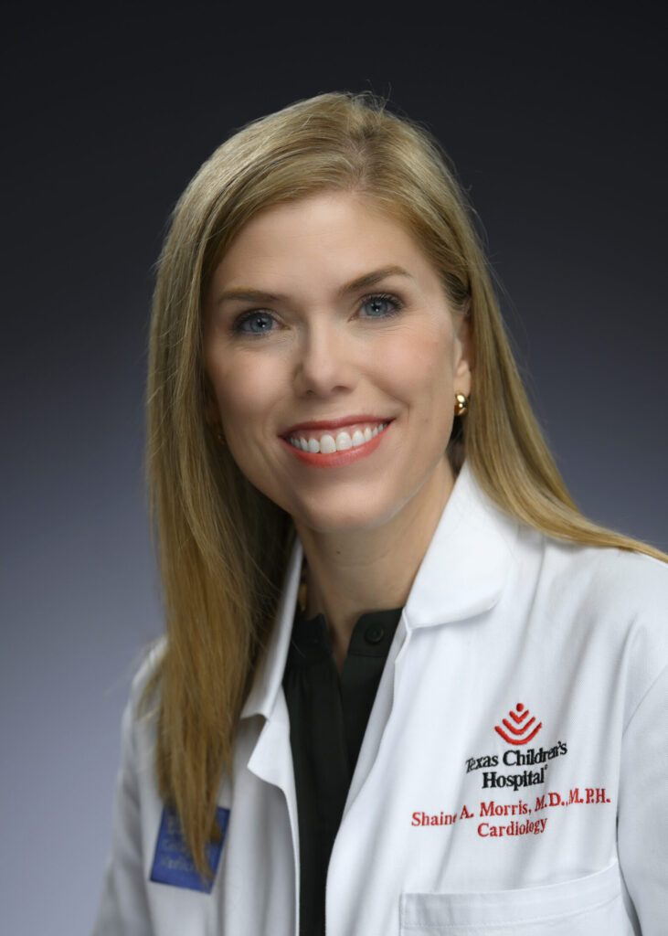 Dr. Shaine Morris in white coat head shot