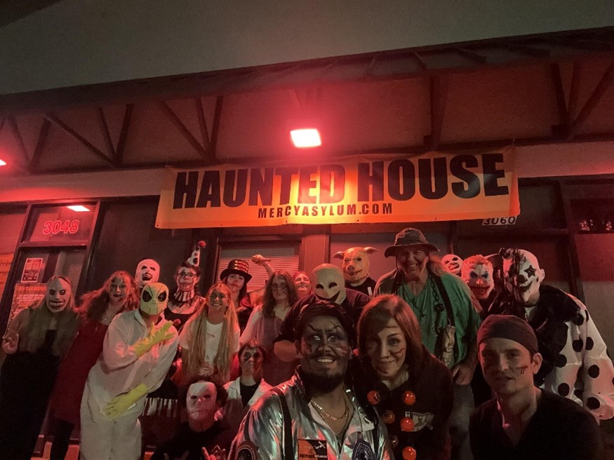 Haunted House group photo 