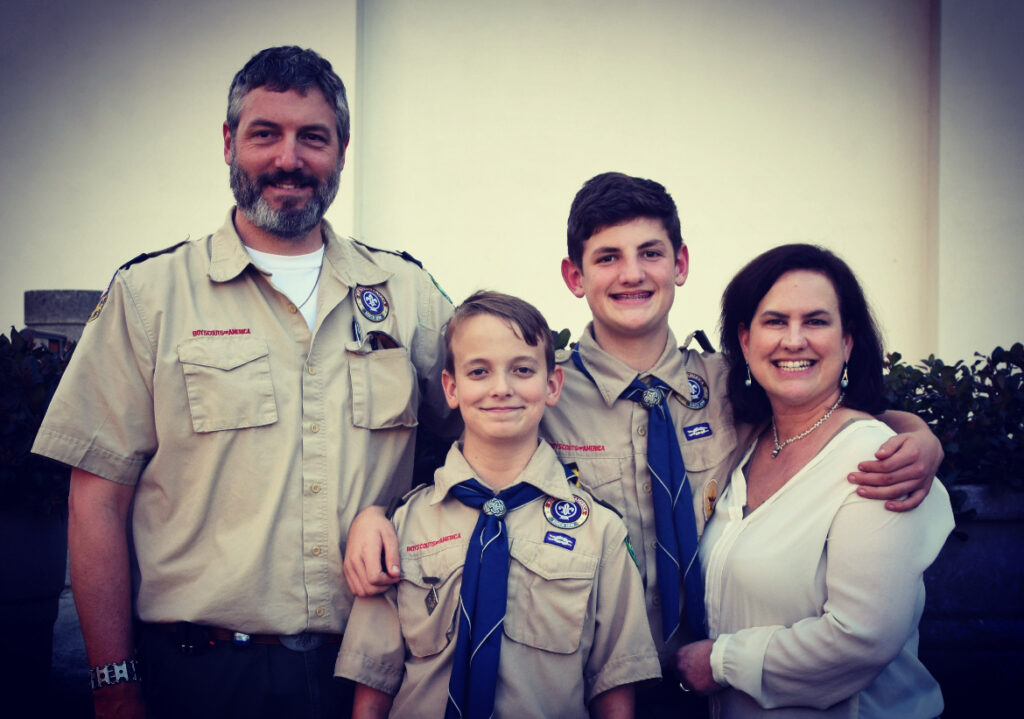 Connor who passed from aortic dissection at 13 is pictured in this family photo.