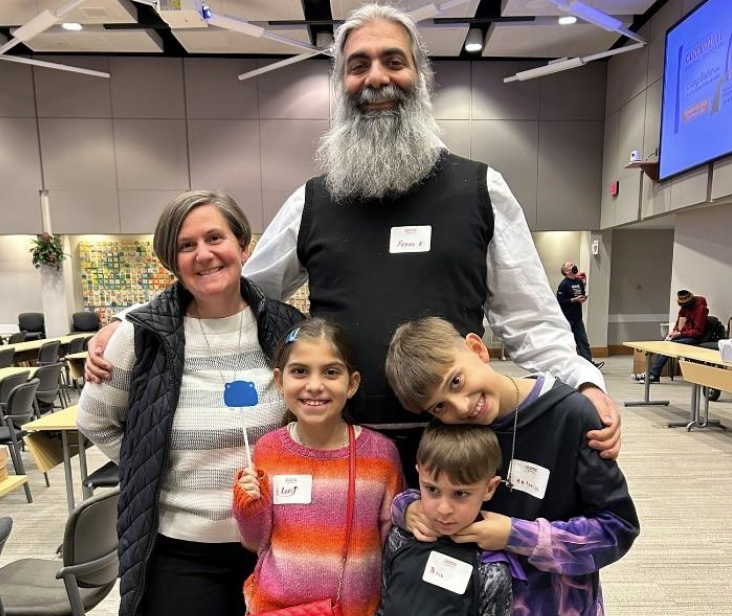 Kafantaris family at Cincinnati symposium 2025