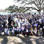 Team Lucas at the South Florida Walk for Victory on February 1, 2026 with a lake as a backdrop.