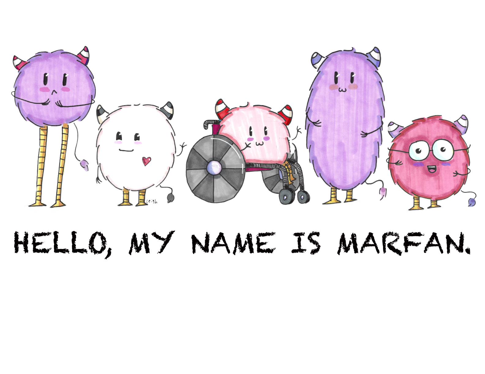 Tee shirt contest art depicting cartoons characters of varying physical abilities as part of the youth 2026 community tee-shirt contest.